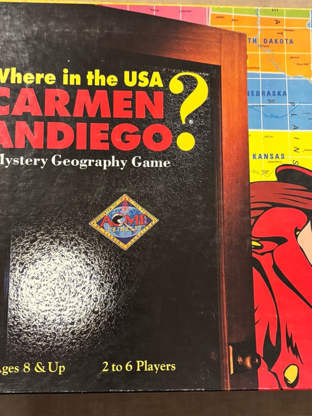 ACME Carmen Sandiego Where in the USA? Mystery Geography Game -GB1sku
